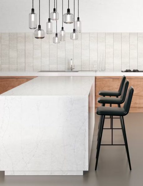 Virtuves sala ar Silestone akmeni